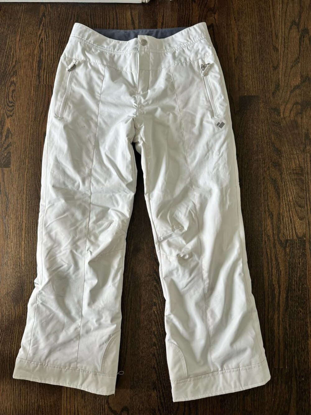 Obermeyer Brooke Ski Snow Pants Teen XL 18 White Insulated 35007